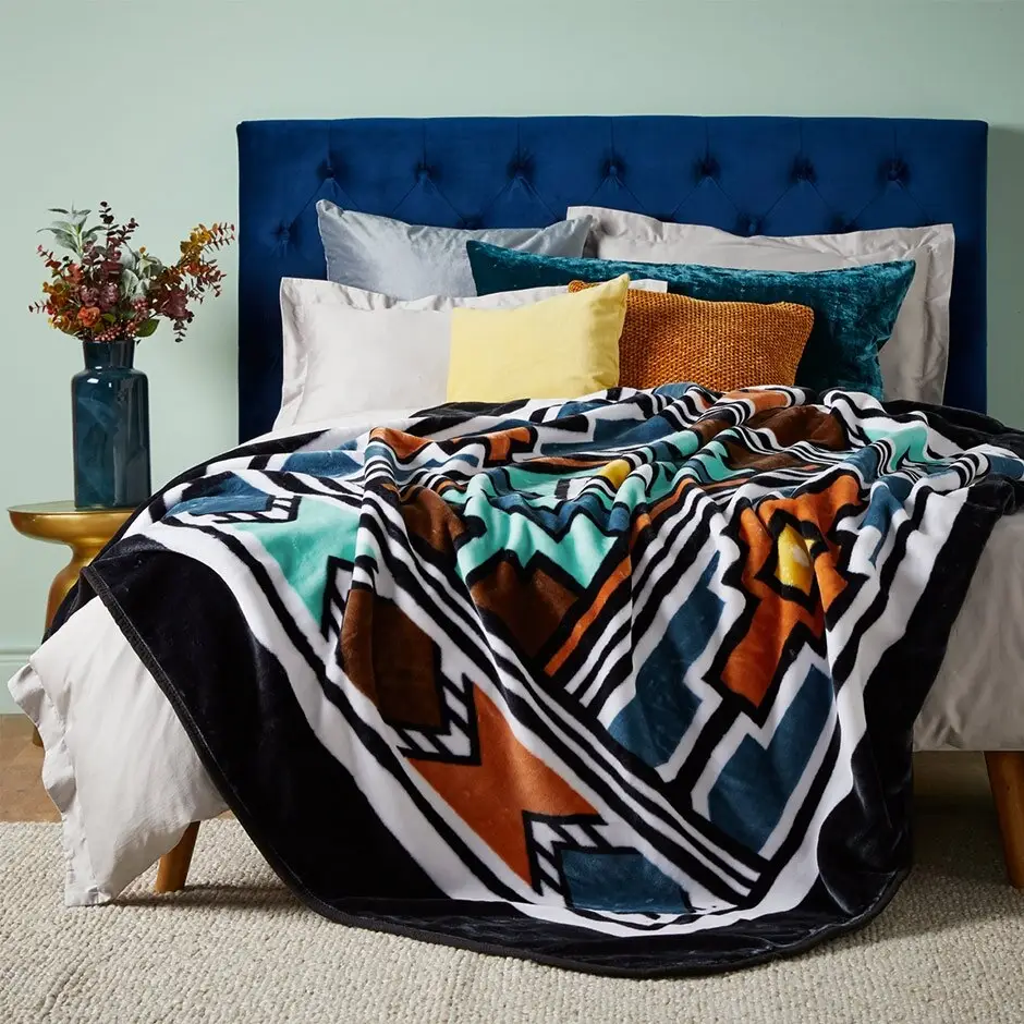 Arabella Ethnic Mink Blanket